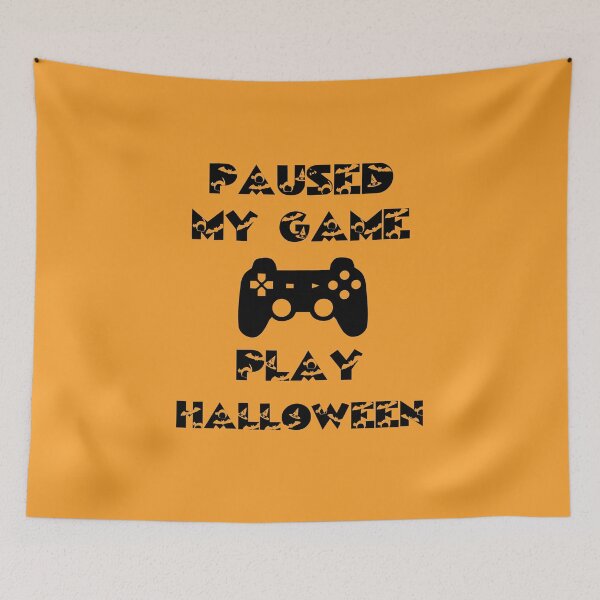 Item preview, Paused My Game Play Halloween  designed and sold by paulocampos.