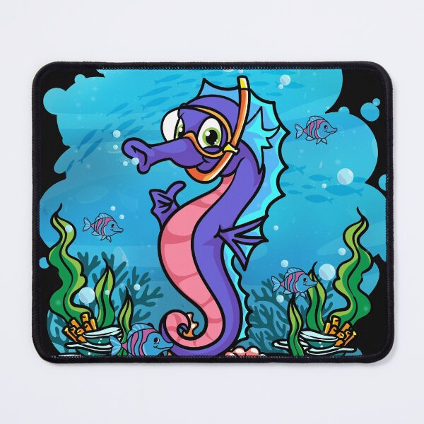Item preview, Deep Sea Scuba Sea Horse Diver Gift designed and sold by woormle.
