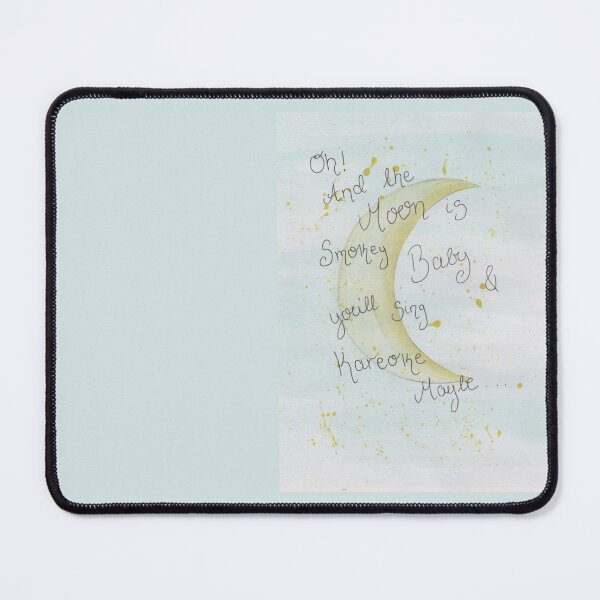 Canvases Lyric Quote Mouse Pad