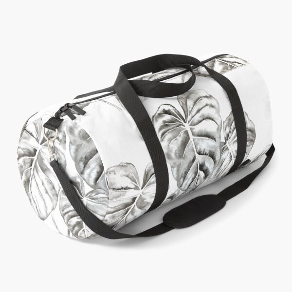 Follaje en Blanco y Negro Bolsa deportiva