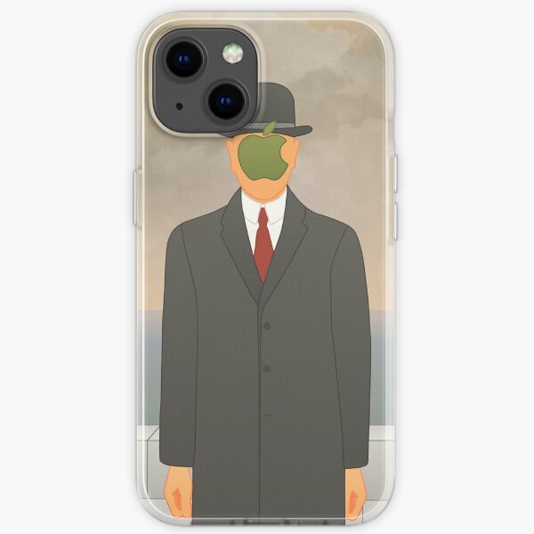 Dies ist das perfekte Design für Sie. Inspiriert von René Magrittes Gemälde "Son of Man" des belgischen Surrealisten René Magritte iPhone Flexible Hülle
