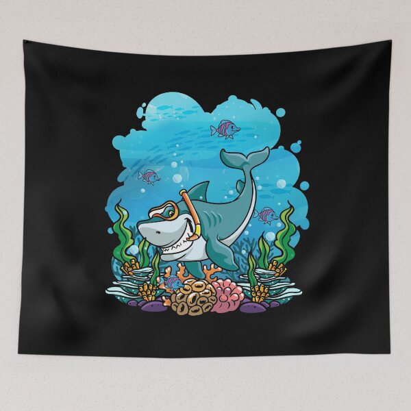 Item preview, Deep Sea Scuba Shark Diver Gift designed and sold by woormle.