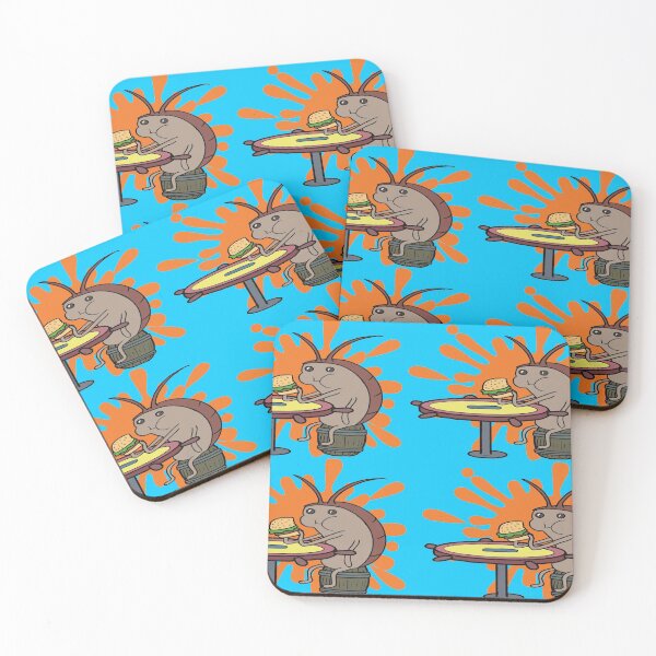 Item preview, Cockroach eating a hamburger from the Krusty Krab. designed and sold by Publo_z.
