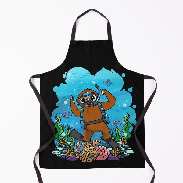 Item preview, Deep Sea Scuba Sloth Diver Gift designed and sold by woormle.