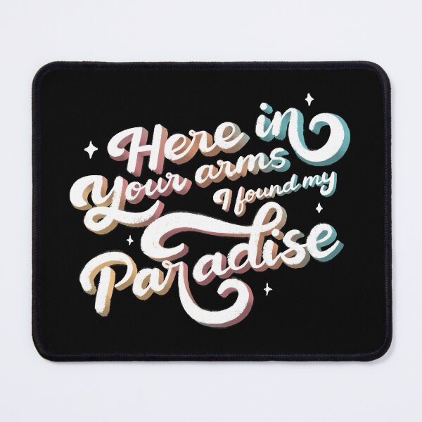 Item preview, Here in your arms I found my Paradise designed and sold by LetterMeASong.