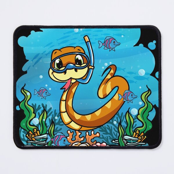 Item preview, Deep Sea Scuba Snake Diver Gift designed and sold by woormle.