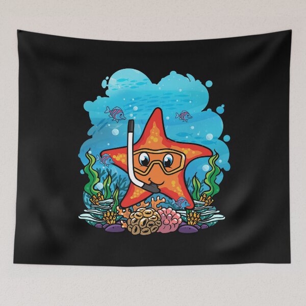 Item preview, Deep Sea Scuba Star Fish Diver Gift designed and sold by woormle.