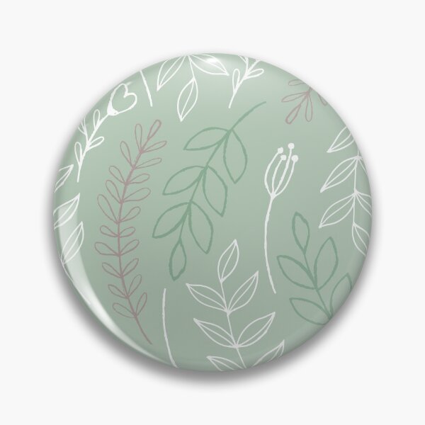 Item preview, Sage Green Floral Pattern designed and sold by PrettySimple Graphic Design.