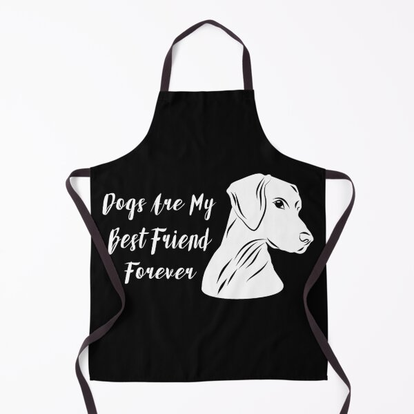 Item preview, Dogs Are My Best Friend Forever Word with One White Dog - Funny designed and sold by Vasabi88.