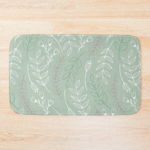 Item preview, Sage Green Floral Pattern designed and sold by PrettySimple Graphic Design.