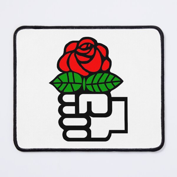 Item preview, Socialist Rose (White Background) designed and sold by Good-Looking Corpse.