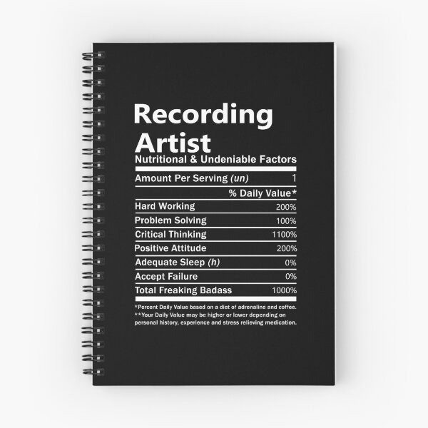 Item preview, Recording Artist T Shirt - Nutritional And Undeniable Factors Gift Item Tee designed and sold by merystowe1.