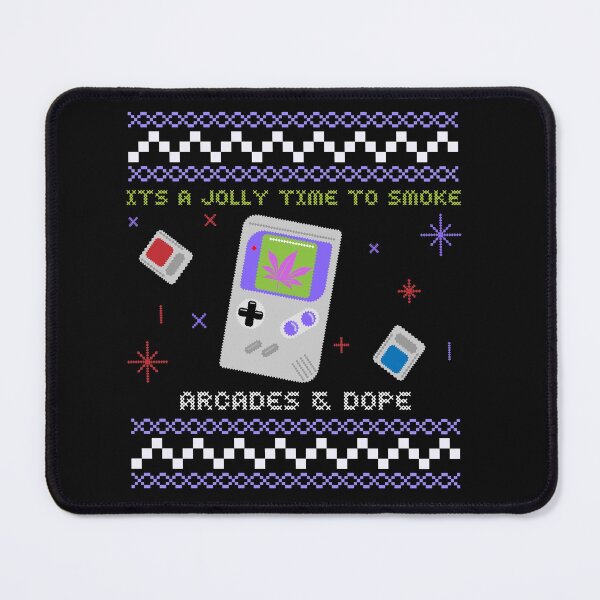 Item preview, Arcades and Dope! Its a Jolly Time to Smoke! designed and sold by mkzmerch.