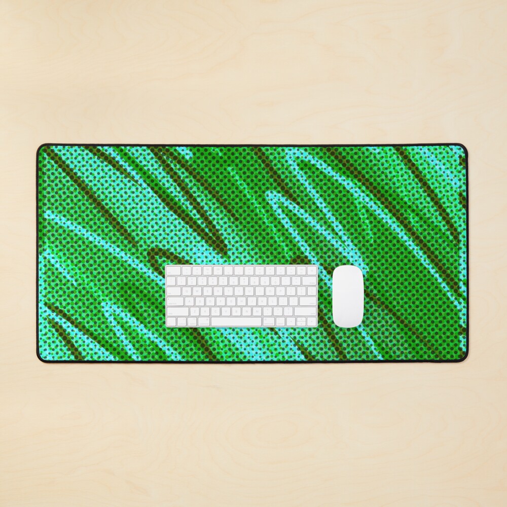 Half tones in green Mouse Pad