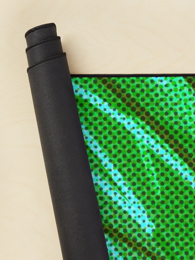 Alternate view of Half tones in green Mouse Pad