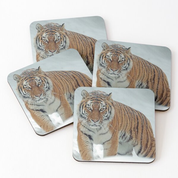 Item preview, Majestic Tiger in the Snow designed and sold by SafariNation.