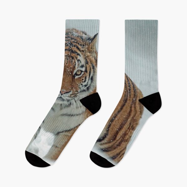 Item preview, Majestic Tiger in the Snow designed and sold by SafariNation.