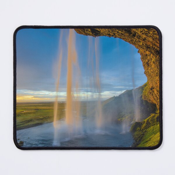 Item preview, Waterfall on Cave Landscape designed and sold by JoyforU.