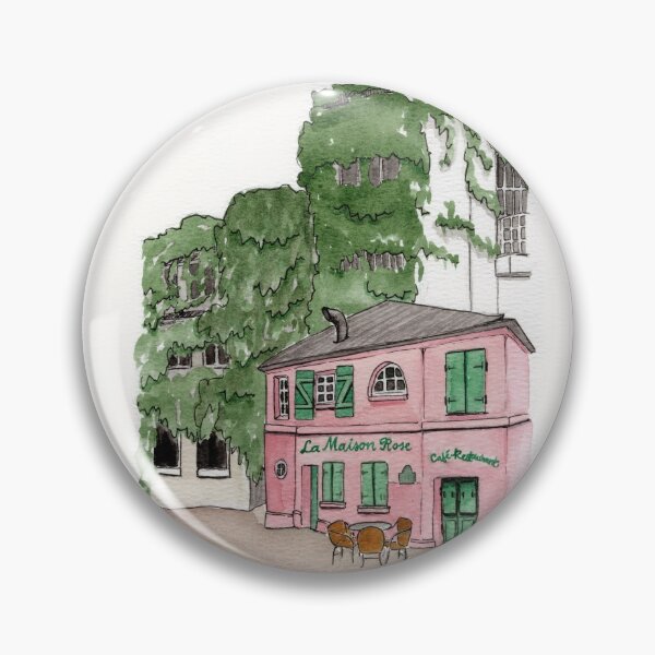 Item preview, Paris Cafe Watercolor Illustration designed and sold by BethanyShell.