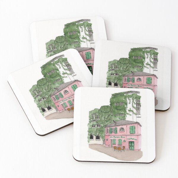 Item preview, Paris Cafe Watercolor Illustration designed and sold by BethanyShell.