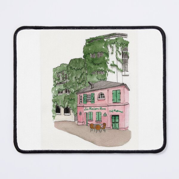 Item preview, Paris Cafe Watercolor Illustration designed and sold by BethanyShell.