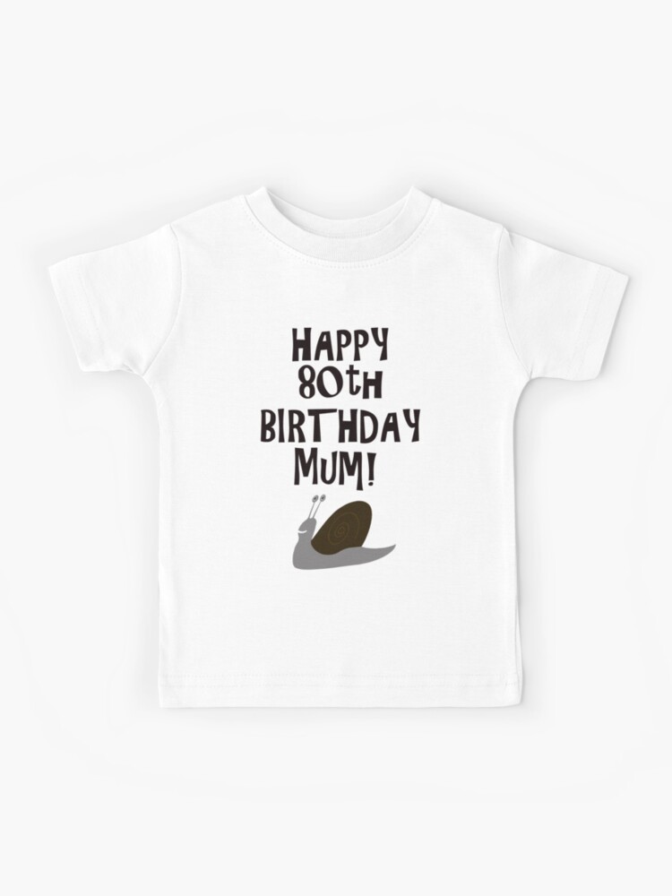 happy 80th birthday t shirts