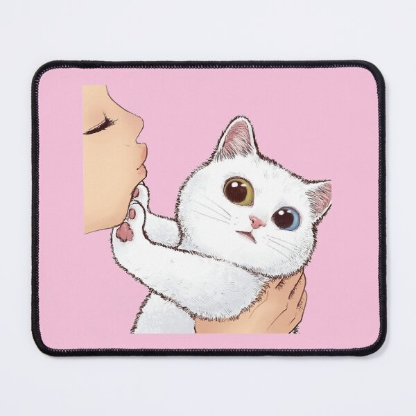 Item preview, Dont Kiss Mew White Cat Refused Women kiss Funny Cat designed and sold by DesignByHeartUK.