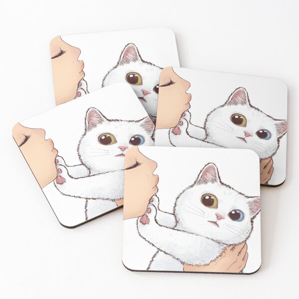 Item preview, Dont Kiss Mew White Cat Refused Women kiss Funny Cat  designed and sold by DesignByHeartUK.