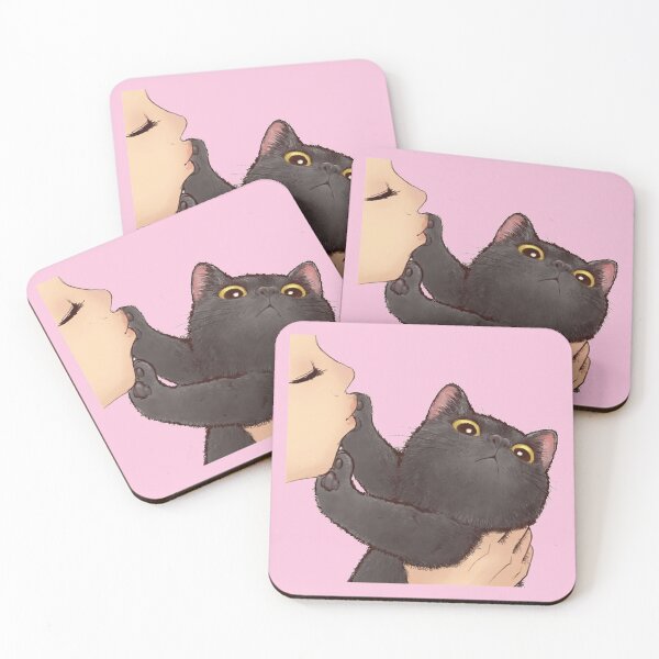 Item preview, Dont Kiss Mew Black Cat Refused Women kiss Funny Cat  designed and sold by DesignByHeartUK.