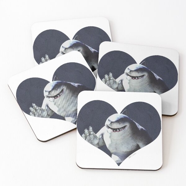 Item preview, King Shark Heart print designed and sold by DiflashMx.