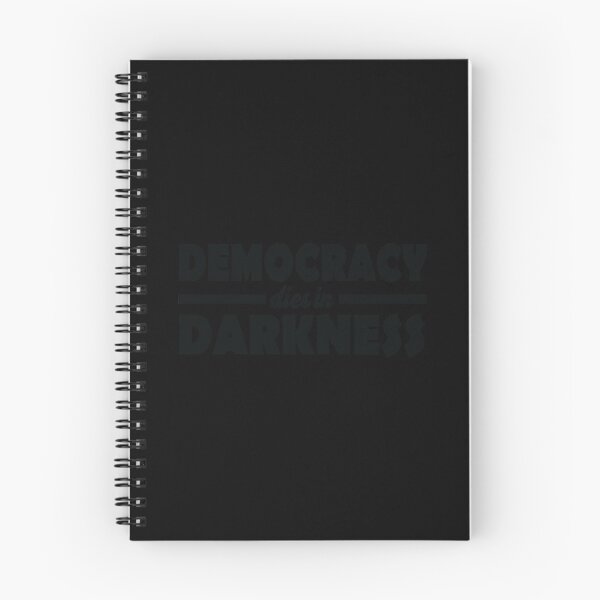 Item preview, Democracy Dies In Darkness Hoodie Support Journalists Gift designed and sold by stagnittae.
