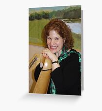 Irish Harpist Greeting Card