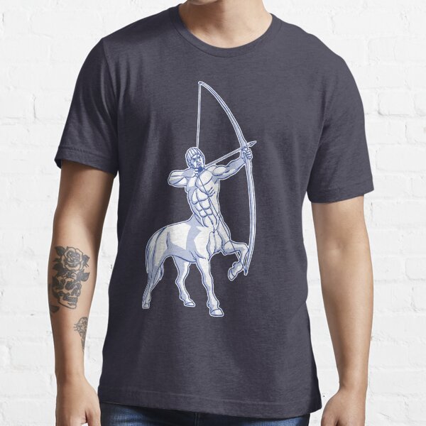 White and Blue Centaur Aiming High T-Shirt by Cheerful Madness!! Essential T-Shirt