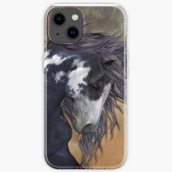 Storm .. Wild Stallion iPhone Soft Case