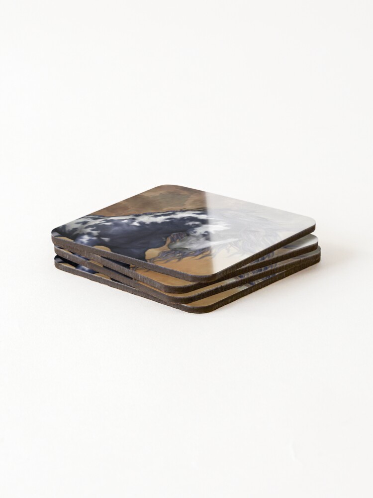 Alternate view of Storm .. Wild Stallion Coasters (Set of 4)