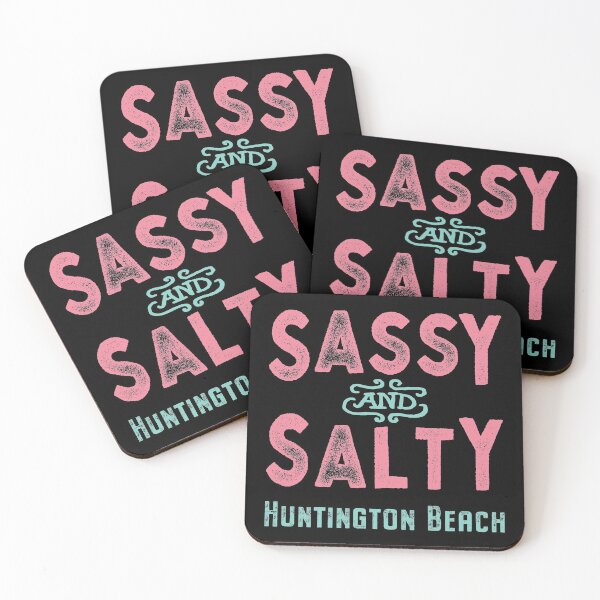 Item preview, Huntington Beach California Sassy and Salty designed and sold by Futurebeachbum.