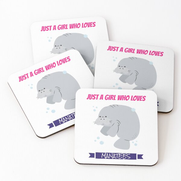 Item preview, Just A Girl Who Loves Manatees designed and sold by fhodgson.