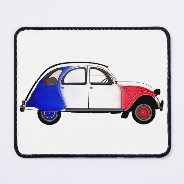 Item preview, 2CV with French Flag Colors designed and sold by Buckwhite.
