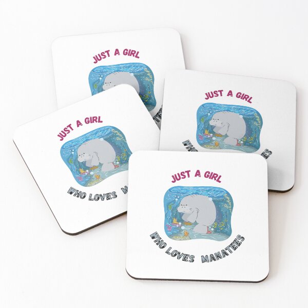 Item preview, Just A Girl Who Loves Manatees designed and sold by fhodgson.