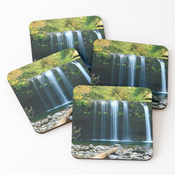 Item preview, Waterfall Pouring Down into Rocky Pond designed and sold by JoyforU.