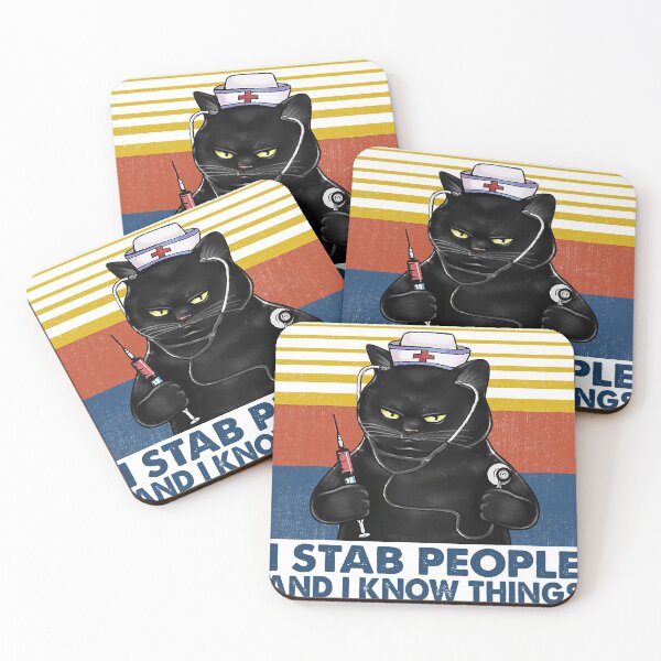 Item preview, That's What I Do I Am A Nurse I Stab People Cats Nursing designed and sold by MichaelAgree.