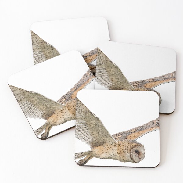 Item preview, Barn Owl in flight designed and sold by Ian Davies.