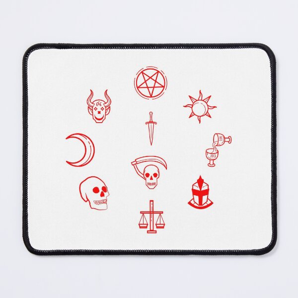 Item preview, Occult Pattern Red designed and sold by Gumless.