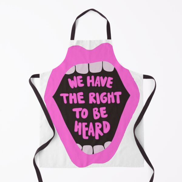 Item preview, "We have the rights to be heard" quote women power designed and sold by Aileenl07.