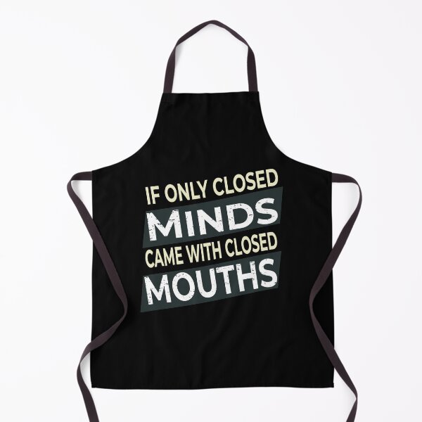 Item preview, If only closed minds came with closed mouths vintage  designed and sold by HStudioPrints.