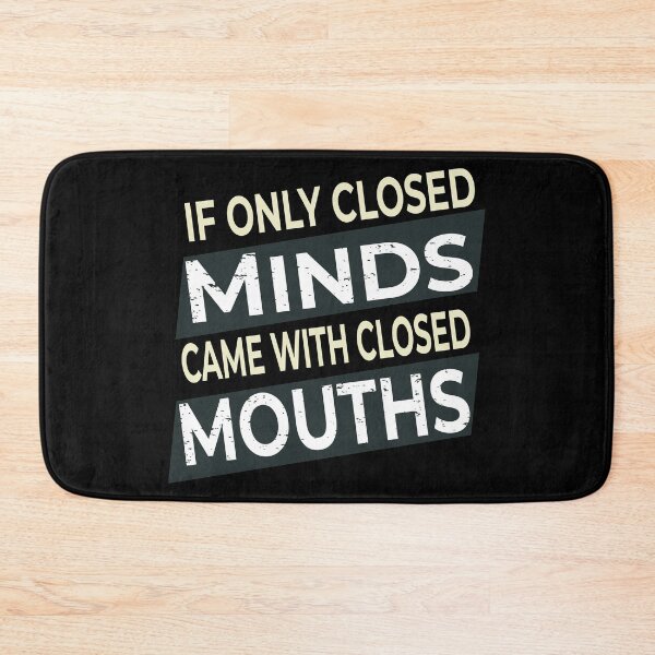 Item preview, If only closed minds came with closed mouths vintage  designed and sold by HStudioPrints.
