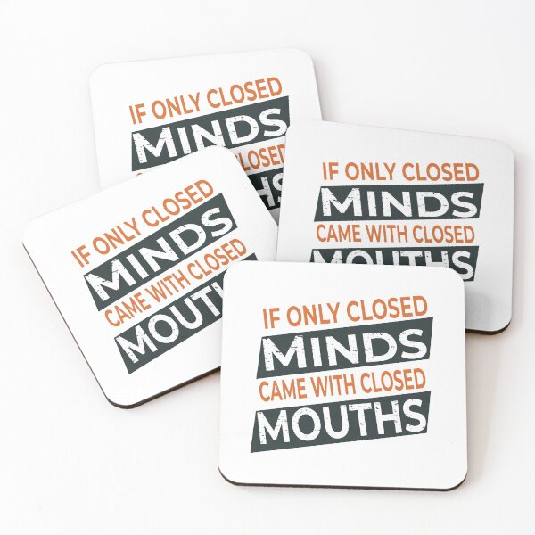 Item preview, If only closed minds came with closed mouths Vintage  designed and sold by HStudioPrints.