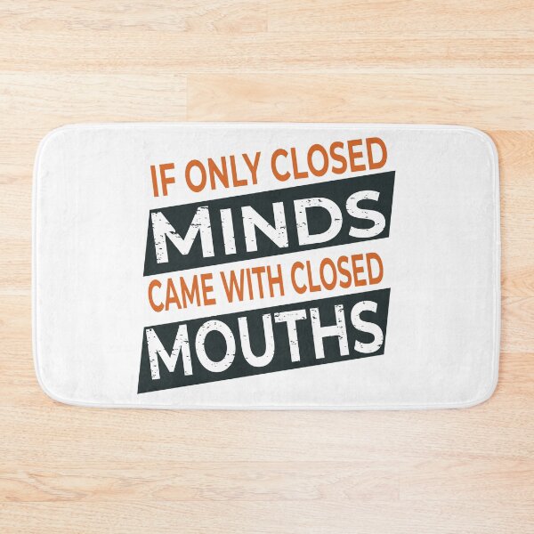 Item preview, If only closed minds came with closed mouths Vintage  designed and sold by HStudioPrints.