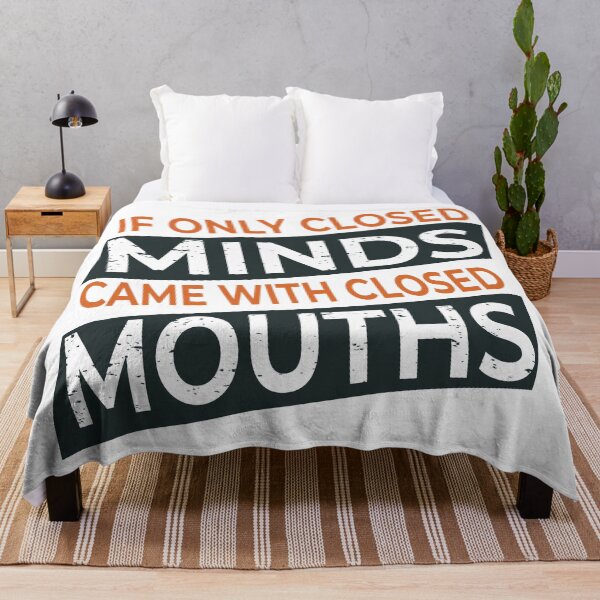 Item preview, If only closed minds came with closed mouths Vintage  designed and sold by HStudioPrints.