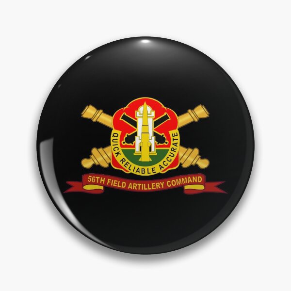 Item preview, Army - 56th Field Artillery Command - DUI w Br - Ribbon designed and sold by Military Insignia Products.